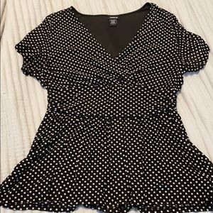 Polka Dot Retro Peplum Blouse!